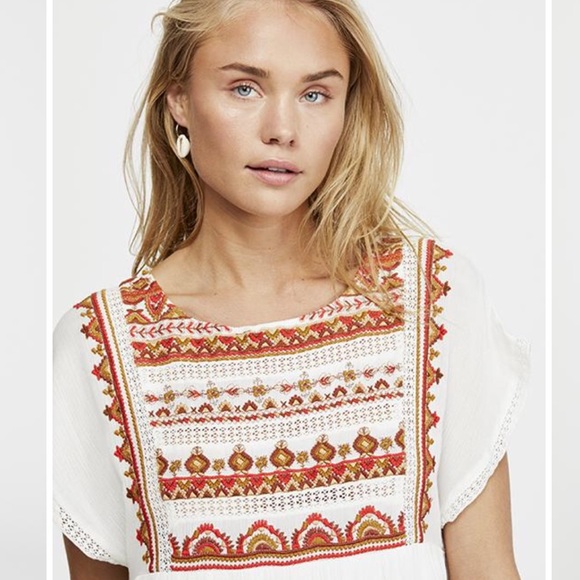 Free People Sunrise Wanderer Mini Dress - Picture 2 of 14